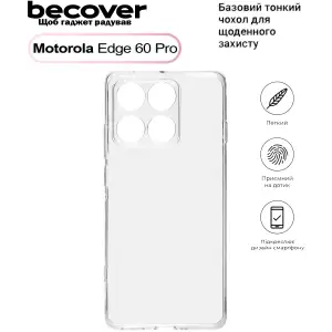 Чохол BeCover для Motorola Edge 60 Pro Transparancy (713775)