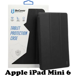 Колір: Чорний - Силіконовий чохол-книжка BeCover для Apple iPad Mini 6 Black (707519)