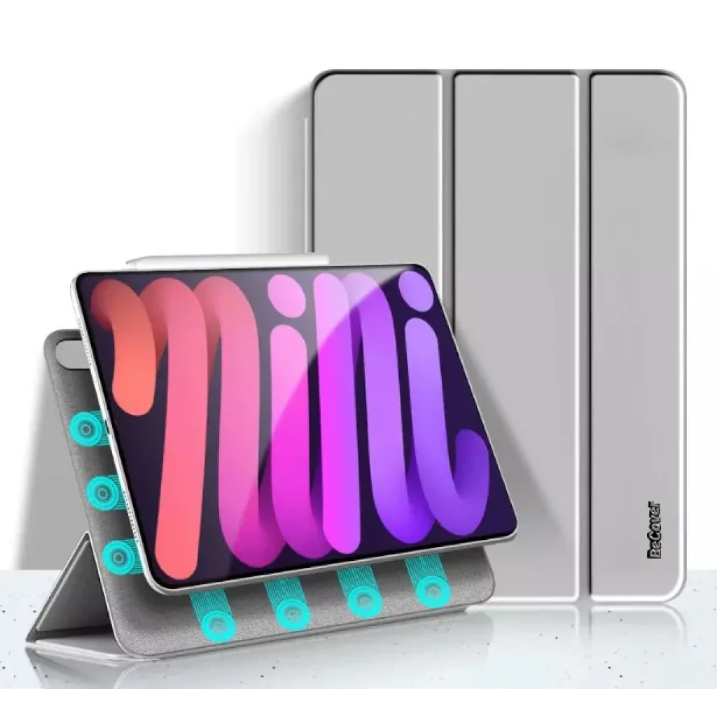 Силіконовий чохол-книжка BeCover для Apple iPad Mini 6 Gray (707522)