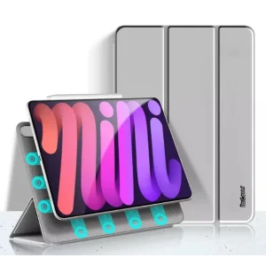 Силіконовий чохол-книжка BeCover для Apple iPad Mini 6 Gray (707522)