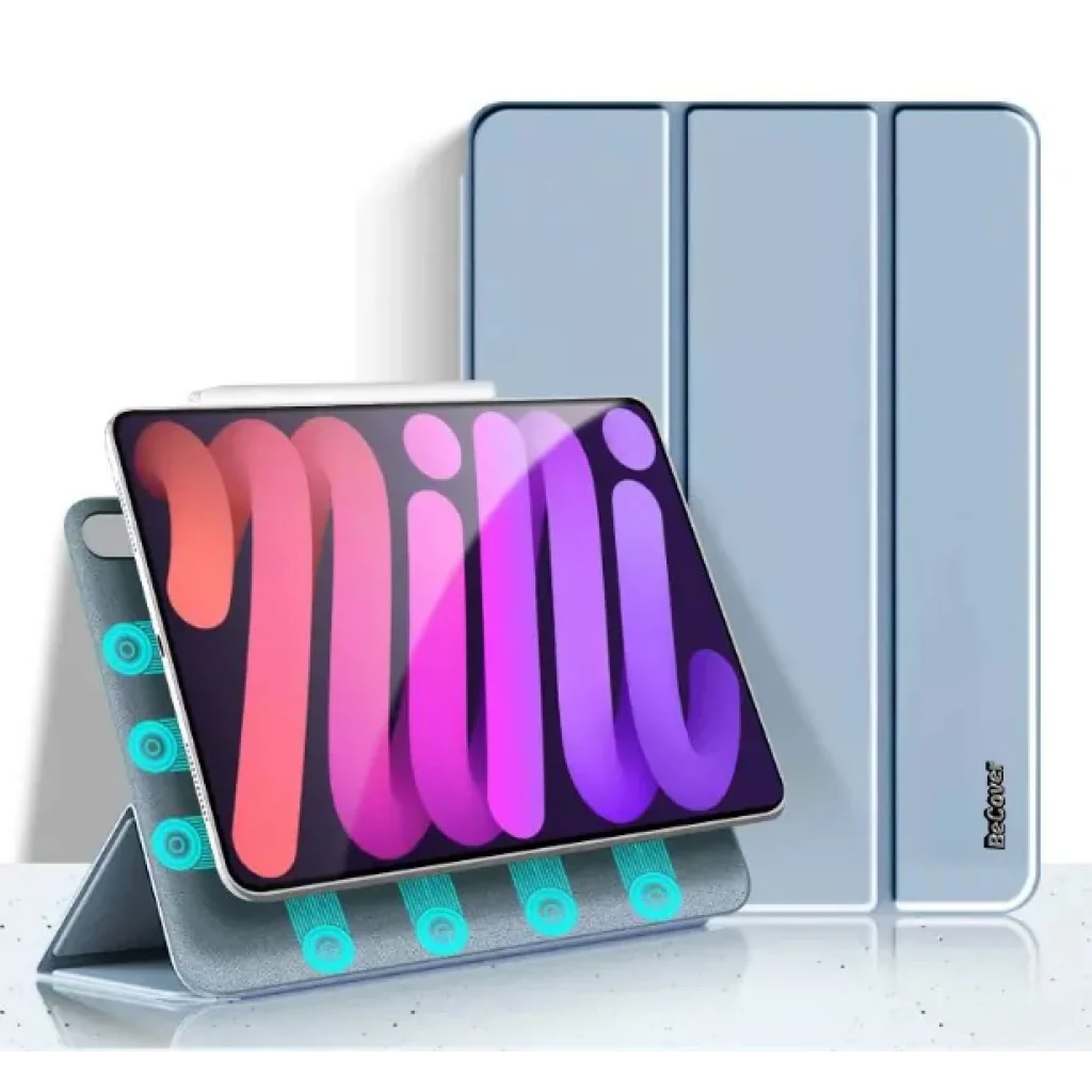 Силиконовый чехол-книжка BeCover для Apple iPad Mini 6 Light Blue (707523)