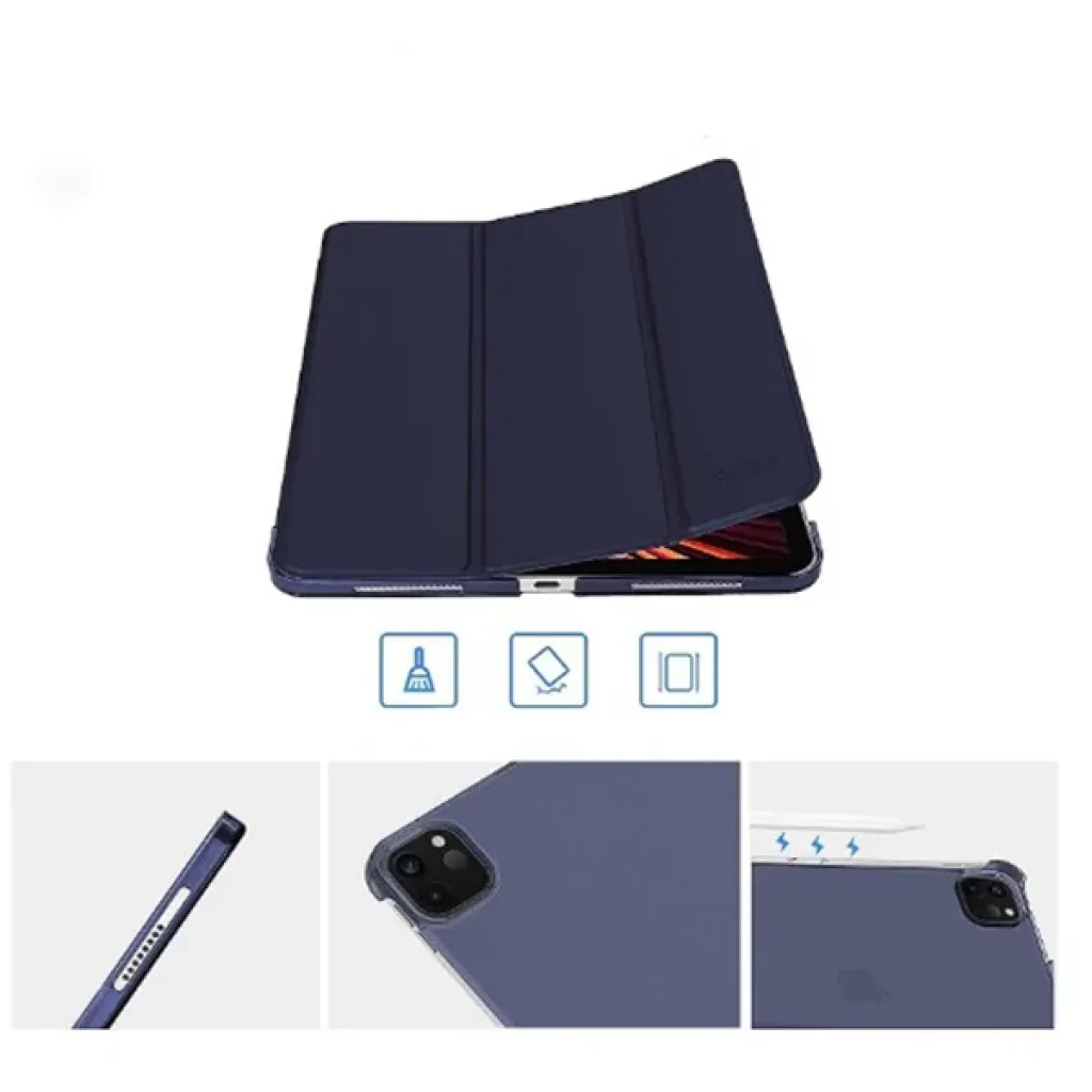 Силиконовый чехол-книжка BeCover для Apple iPad Pro 11 2020 / 2021 Deep Blue (707511)