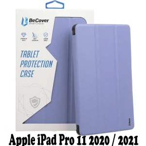 Цвет: Фиолетовый - Силиконовый чехол-книжка BeCover для Apple iPad Pro 11 2020 / 2021 Purple (707513)