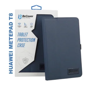 Цвет: Синий - Чехол BeCover Slimbook для Huawei MatePad T8 Deep Blue (705448)
