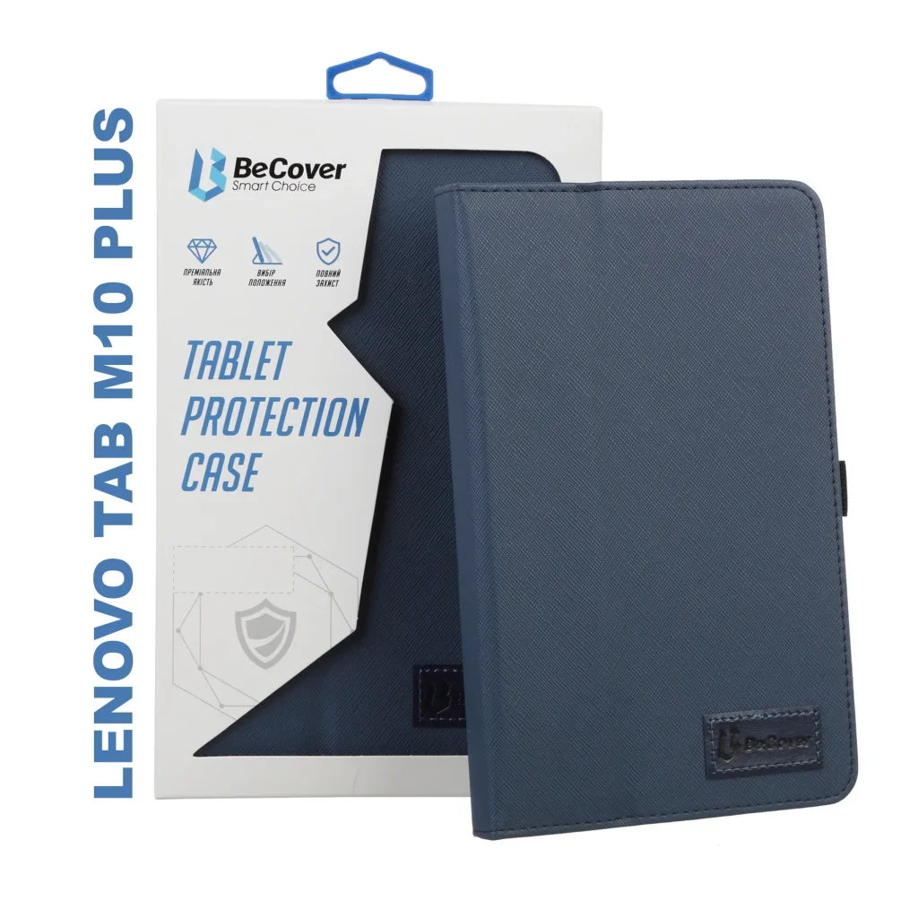 Чехол BeCover Slimbook для Lenovo Tab M10 Plus TB-X606F Deep Blue (705015)