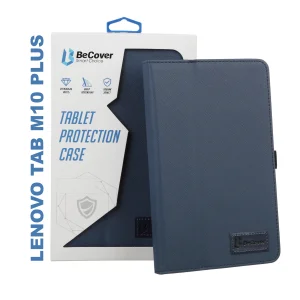 Цвет: Синий - Чехол BeCover Slimbook для Lenovo Tab M10 Plus TB-X606F Deep Blue (705015)