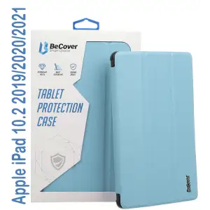 Колір: Блакитний - Чохол-книжка BeCover Smart Case для Apple iPad 10.2 2019/2020/2021 Light Blue (707965)