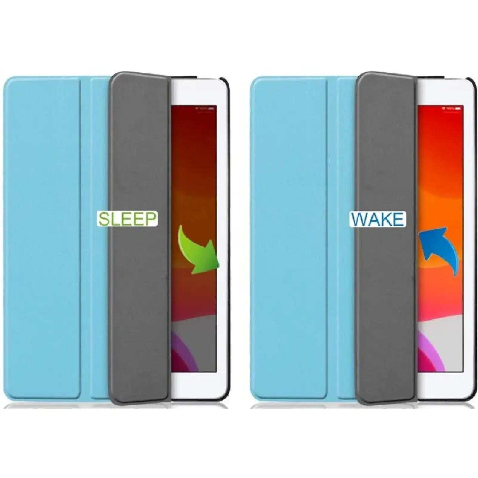 Чохол-книжка BeCover Smart Case для Apple iPad 10.2 2019/2020/2021 Light Blue (707965)