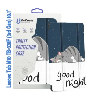 Колір: Синій - Чохол-книжка BeCover Smart Case для Lenovo Tab M10 TB-328F (3rd Gen) 10.1" Good Night (708289)