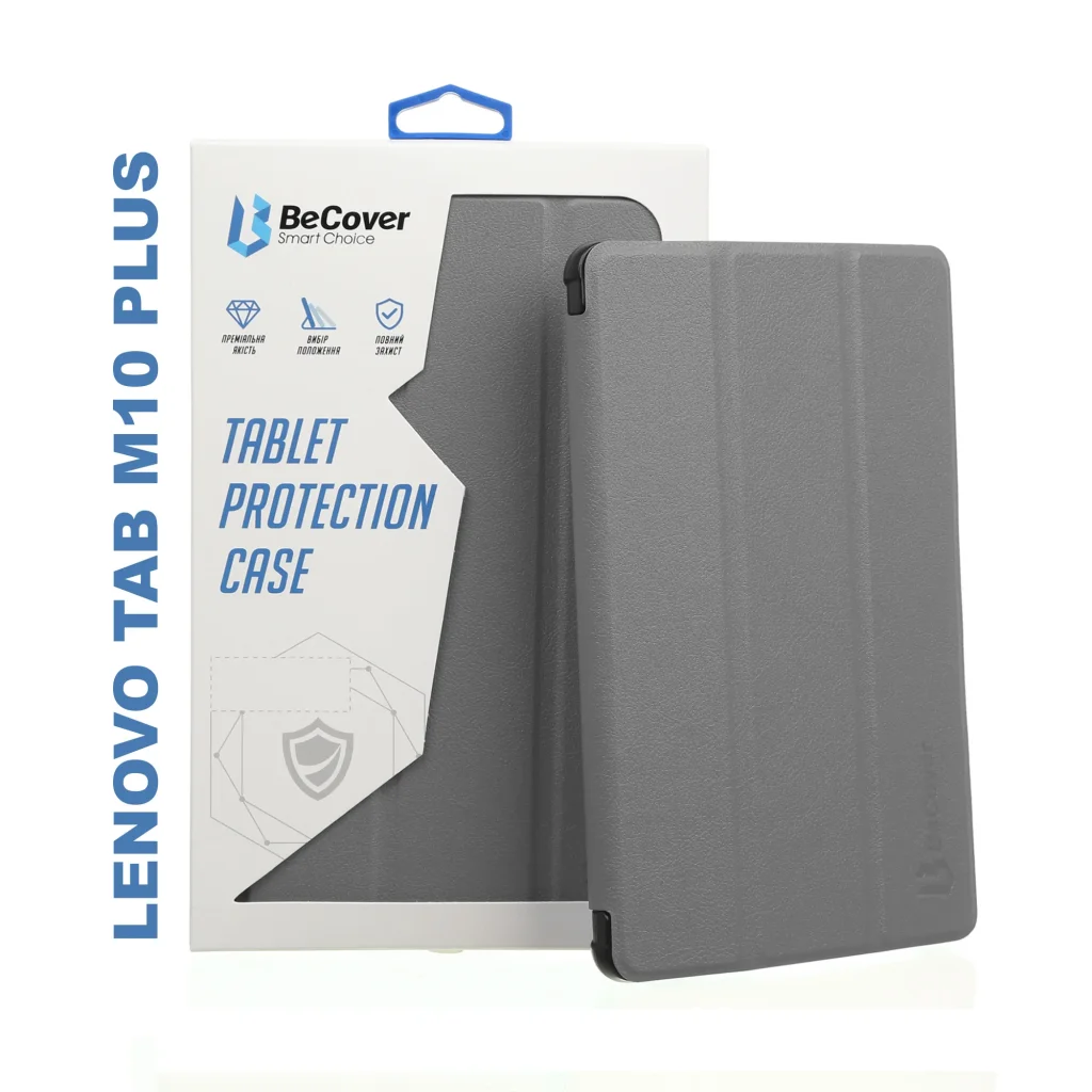 Чохол-книжка BeCover Smart Case для Lenovo Tab M10 Plus TB-X606F Gray (705218)