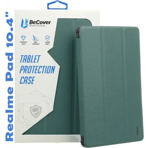 Колір: Зелений - Чохол-книжка BeCover Smart Case для Realme Pad 10.4" Dark Green (708266)