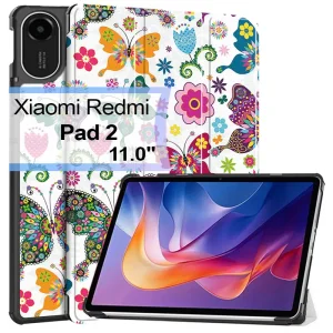 Колір: Білий - Чохол BeCover Smart Case для Xiaomi Redmi Pad 2 11.0" Butterfly (713646)