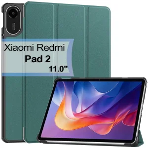 Колір: Зелений - Чохол BeCover Smart Case для Xiaomi Redmi Pad 2 11.0" Dark Green (713638)