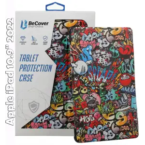 Колір: Чорний - Чохол-книжка BeCover Smart Case для Apple iPad 10.9" 2022 Graffiti (709198)