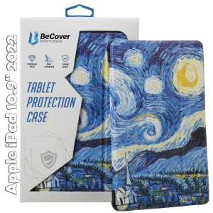 Колір: Синій - Чохол-книжка BeCover Smart Case для Apple iPad 10.9" 2022 Night (709204)