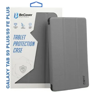 Колір: Сірий - Чохол-книжка BeCover Smart Case для Samsung Galaxy Tab S9 Plus (SM-X810/SM-X816)/S9 FE Plus (SM-X610/SM-X616) 12.4" Gray (710324)