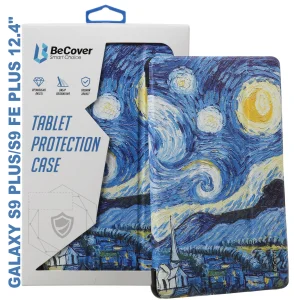 Чохол-книжка BeCover Smart Case для Samsung Galaxy Tab S9 Plus (SM-X810/SM-X816)/S9 FE Plus (SM-X610/SM-X616) 12.4" Night (710379)