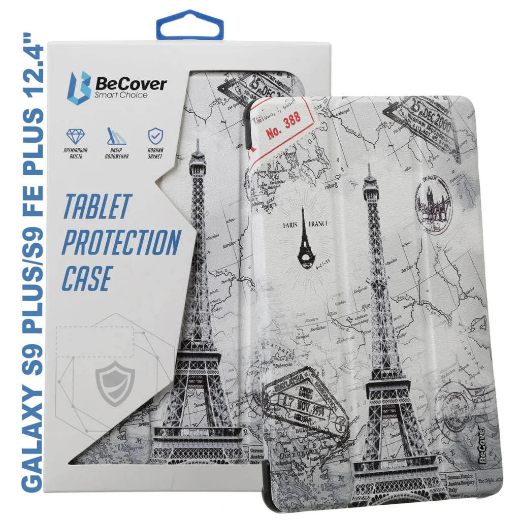 Чехол-книжка BeCover Smart Case для Samsung Galaxy Tab S9 Plus (SM-X810/SM-X816)/S9 FE Plus (SM-X610/SM-X616) 12.4
