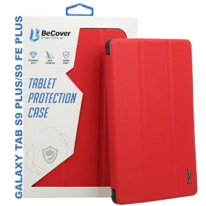 Колір: Червоний - Чохол-книжка BeCover Smart Case для Samsung Galaxy Tab S9 Plus (SM-X810/SM-X816)/S9 FE Plus (SM-X610/SM-X616) 12.4" Red (710325)