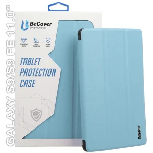 Чехол-книжка BeCover Smart Case для Samsung Galaxy Tab S9 (SM-X710/SM-X716)/S9 FE (SM-X510/SM-X516B) 11.0" Light Blue (710414)