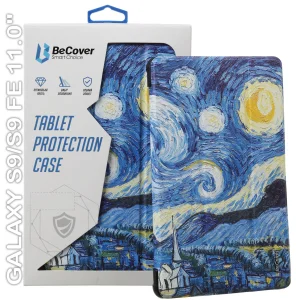 Чохол-книжка BeCover Smart Case для Samsung Galaxy Tab S9 (SM-X710/SM-X716)/S9 FE (SM-X510/SM-X516B) 11.0" Night (710419)