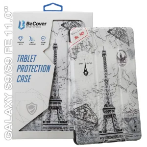 Цвет: Серый - Чехол-книжка BeCover Smart Case для Samsung Galaxy Tab S9 (SM-X710/SM-X716)/S9 FE (SM-X510/SM-X516B) 11.0" Paris (710420)