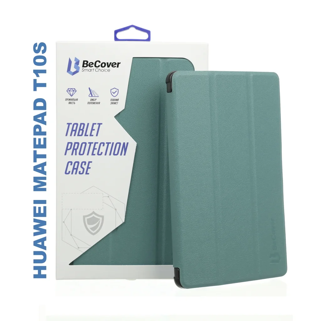 Чехол-книжка BeCover Smart Case для Huawei MatePad T10s Dark Green (705400)