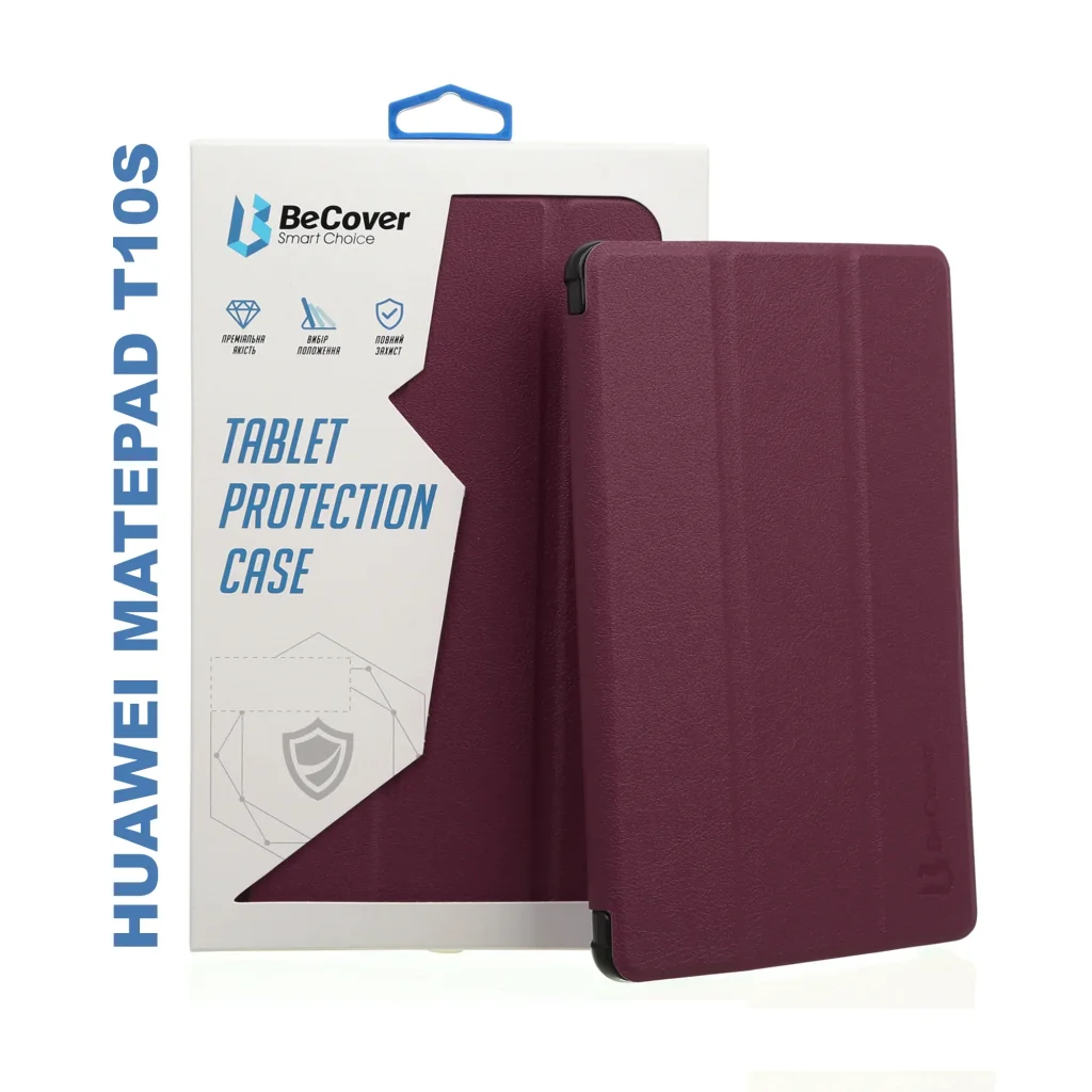 Чохол-книжка BeCover Smart Case для Huawei MatePad T10s Red Wine (705405)