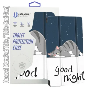Колір: Синій - Чохол-книжка BeCover Smart Case для Huawei MatePad T10s / T10s (2nd Gen) Good Night (709530)