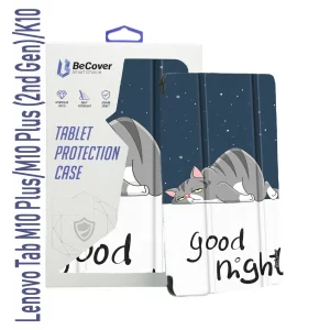 Цвет: - Чехол-книжка BeCover Smart Case для Lenovo Tab M10 Plus TB-X606/M10 Plus (2nd Gen)/K10 TB-X6C6 Good Night (708034)