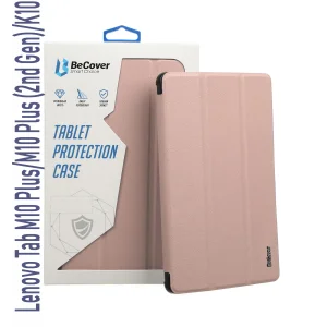 Цвет: Розовый - Чехол-книжка BeCover Smart Case для Lenovo Tab M10 Plus TB-X606/M10 Plus (2nd Gen)/K10 TB-X6C6 Rose Gold (708032)