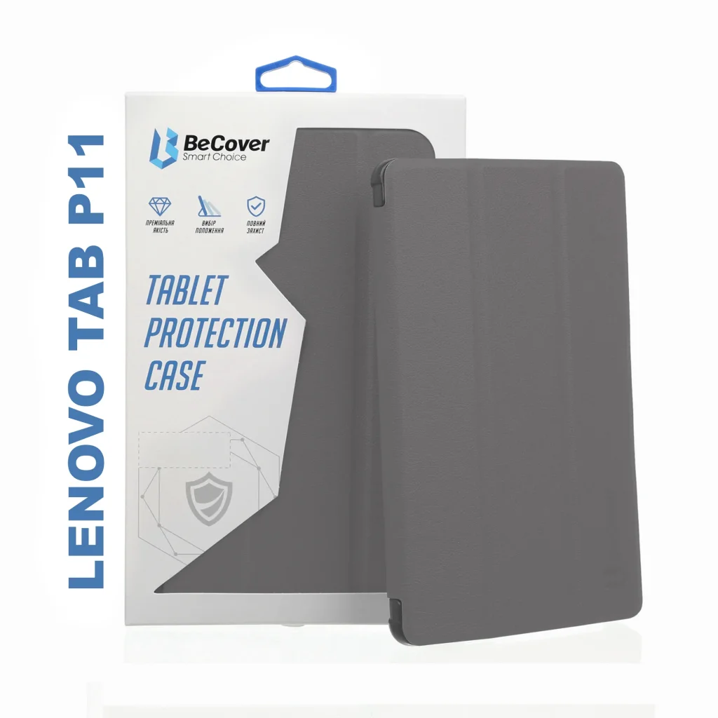 Чехол-книжка BeCover Smart Case для Lenovo Tab P11 / P11 Plus Grey (706096)