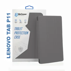 Цвет: Серый - Чехол-книжка BeCover Smart Case для Lenovo Tab P11 / P11 Plus Grey (706096)