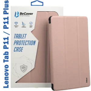 Цвет: Розовый - Чехол-книжка BeCover Smart Case для Lenovo Tab P11 / P11 Plus Rose Gold (708070)