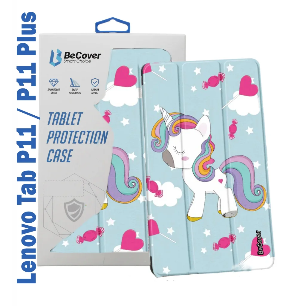 Чехол-книжка BeCover Smart Case для Lenovo Tab P11 / P11 Plus Unicorn (708071)
