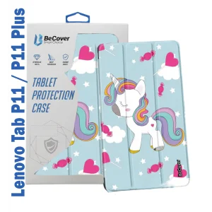 Цвет: - Чехол-книжка BeCover Smart Case для Lenovo Tab P11 / P11 Plus Unicorn (708071)