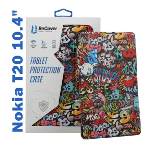 Чохол-книжка BeCover Smart Case для Nokia T20 10.4" Graffiti (708056)