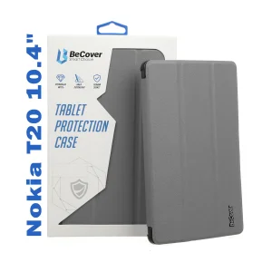 Чехол-книжка BeCover Smart Case для Nokia T20 10.4" Gray (708048)