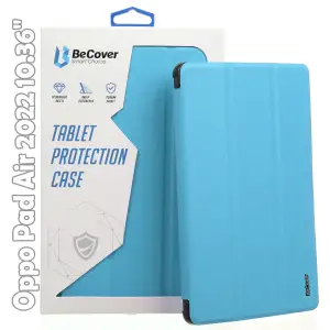 Колір: Синій - Чохол-книжка BeCover Smart Case для Oppo Pad Air 2022 10.36" Blue (709510)
