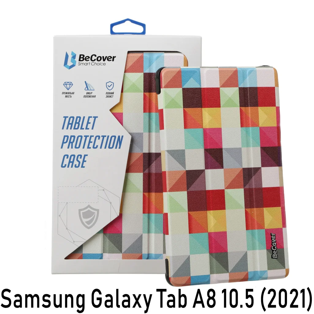 Чохол-книжка BeCover Smart Case для Samsung Galaxy Tab A8 10.5 (2021) SM-X200 / SM-X205 Square (708064)