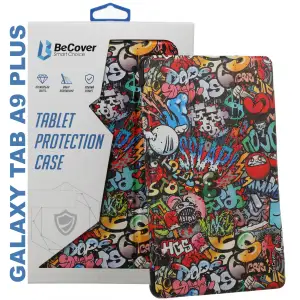 Колір: Чорний - Чохол-книжка BeCover Smart Case для Samsung Galaxy Tab A9 Plus SM-X210/SM-X215/SM-X216 11.0" Graffiti (710314)