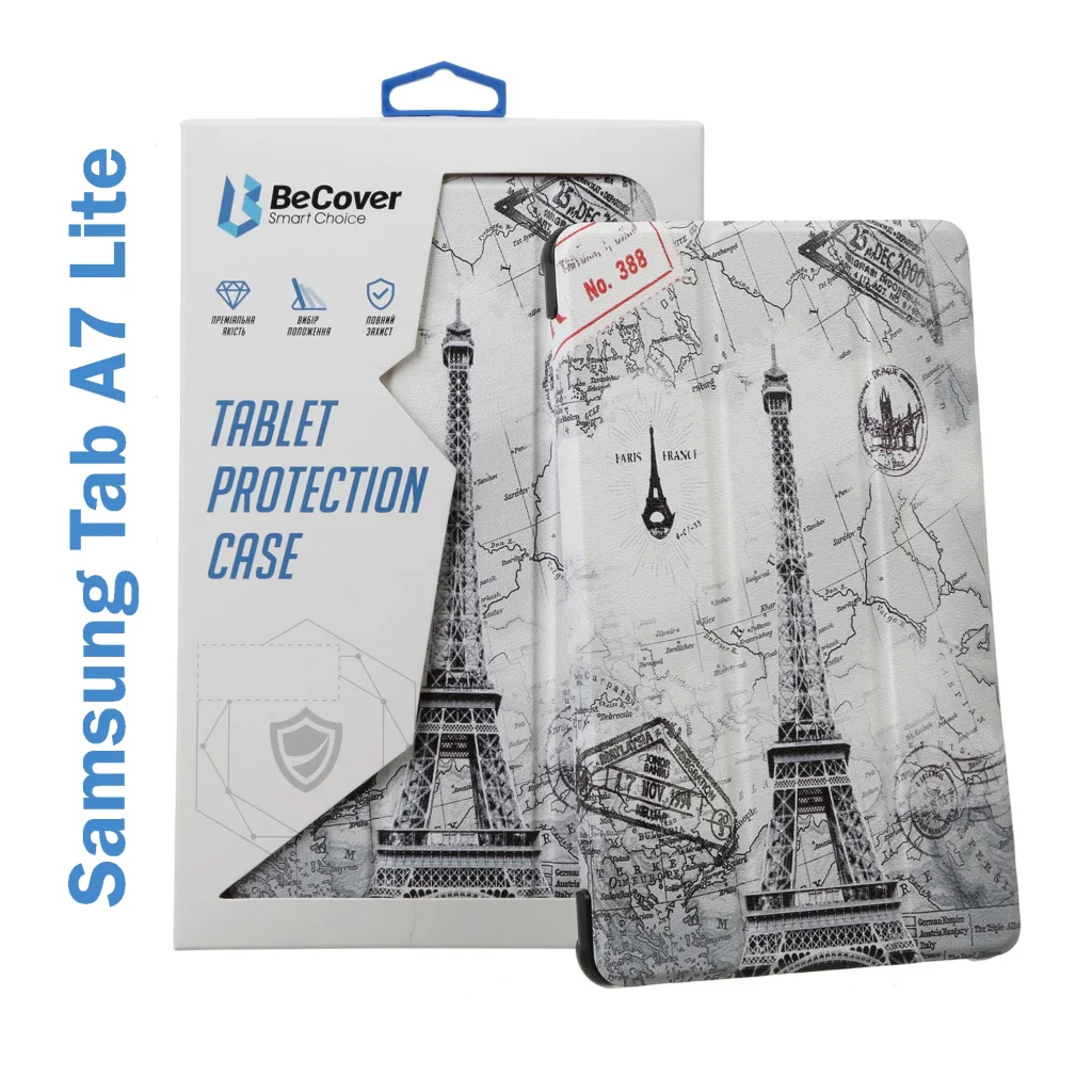 Чехол-книжка BeCover Smart Case для Samsung Galaxy Tab A7 Lite SM-T220 / SM-T225 Paris (706467)
