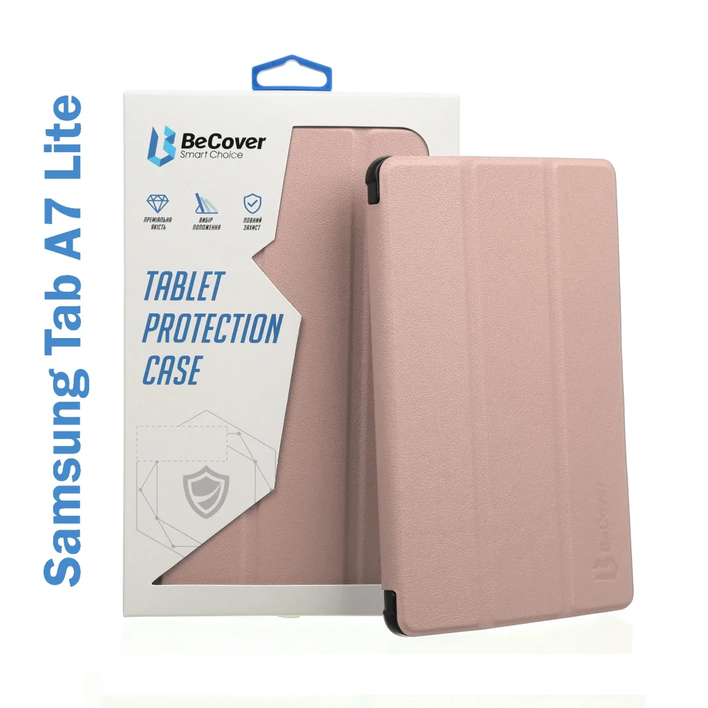 Чехол-книжка BeCover Smart Case для Samsung Galaxy Tab A7 Lite SM-T220 / SM-T225 Rose Gold (706460)