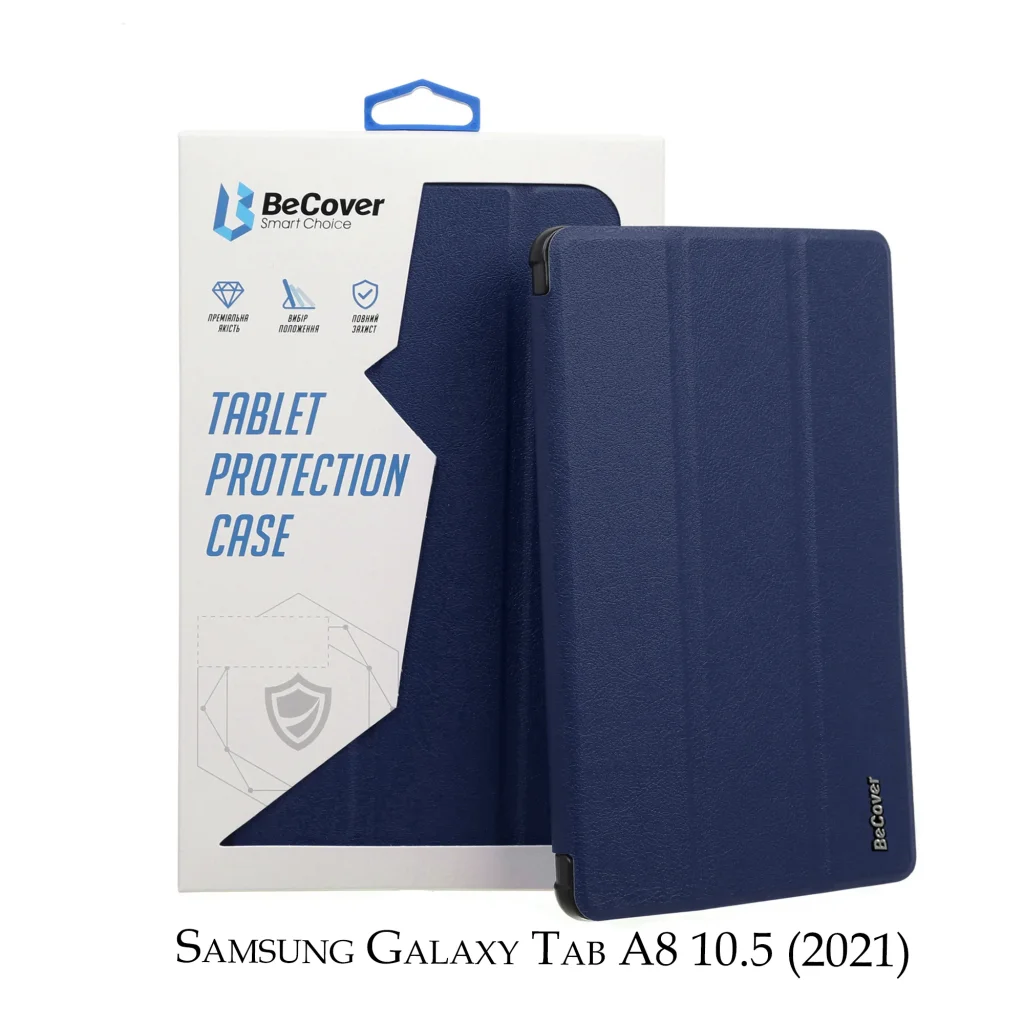 Чехол-книжка BeCover Smart Case для Samsung Galaxy Tab A8 10.5 (2021) SM-X200 / SM-X205 Deep Blue (707262)