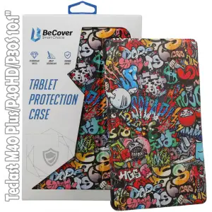 Цвет: Черный - Чехол-книжка BeCover Smart Case для Teclast M40 Plus/P40HD/P30S 10.1" Graffiti (709542)