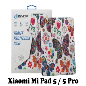 Колір: Білий - Чохол-книжка BeCover Smart Case для Xiaomi Pad 5 / 5 Pro Butterfly (707587)