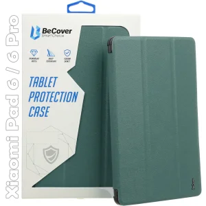 Колір: Зелений - Чохол-книжка BeCover Smart Case для Xiaomi Mi Pad 6 / 6 Pro 11" Dark Green (709493)