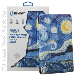 Колір: Синій - Чохол-книжка BeCover Smart Case для Xiaomi Mi Pad 6 / 6 Pro 11" Night (709499)