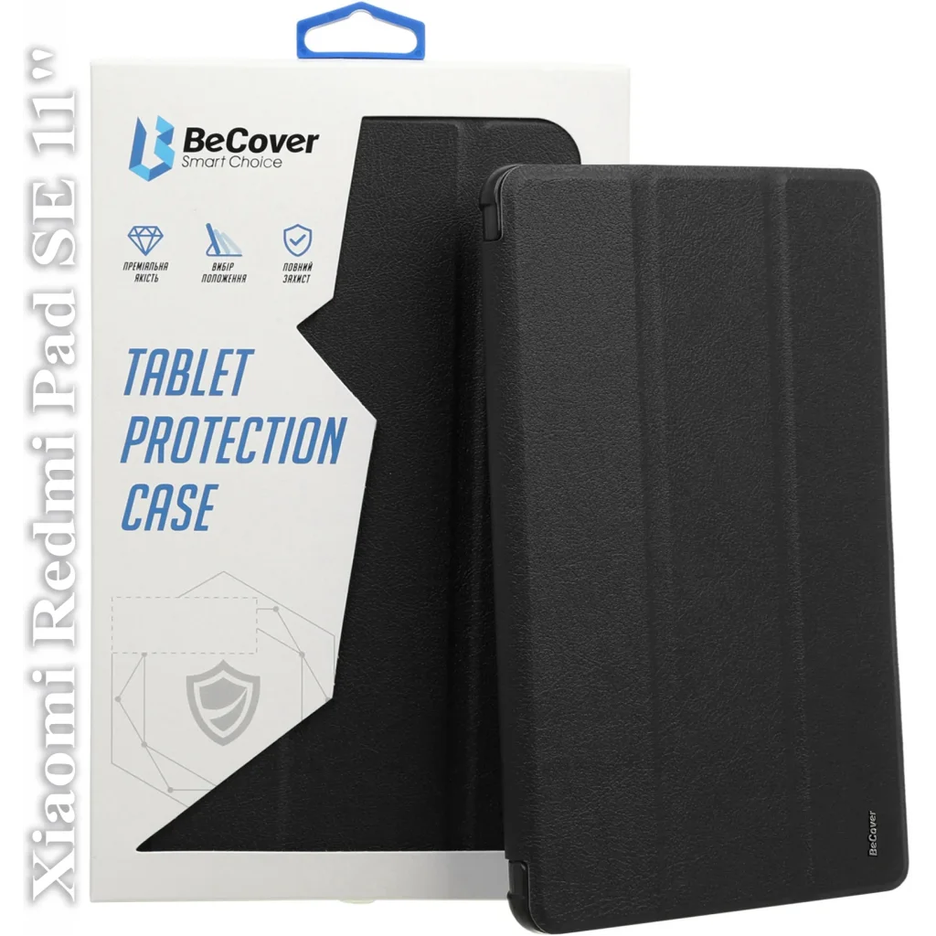 Чохол-книжка BeCover Smart Case для Xiaomi Redmi Pad SE 11 Black (709857)