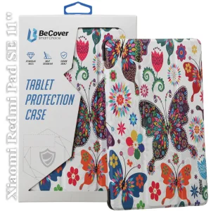 Колір: Білий - Чохол-книжка BeCover Smart Case для Xiaomi Redmi Pad SE 11 Butterfly (709865)
